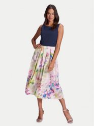 Swing Sukienka koktajlowa 5AG25800 Kolorowy Regular Fit. Sukienki damskie Swing, bez wzorów, z syntetyku, wizytowe, bez kołnierzyka, bez ramiączek. Za 679.99 zł.