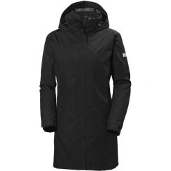 Płaszcz ocieplany dla kobiet Helly Hansen Aden. Czarne płaszcze damskie CEP, s, bez wzorów, z materiału, eleganckie, długie, bez kaptura. Za 698.50 zł.