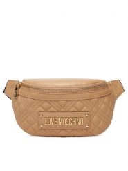 LOVE MOSCHINO Saszetka nerka JC4003PP0NLA0104 Beżowy. Brązowe torebki do ręki damskie Love Moschino, bez wzorów, ze skóry, bez dodatków. Za 479.99 zł.