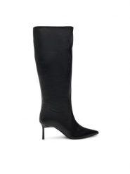 Calvin Klein Kozaki Heel Knee Boot 70 Lth HW0HW02162 Czarny. Czarne kozaki damskie Calvin Klein, ze skóry, bez obcasa, na szpilce. Za 869.99 zł.