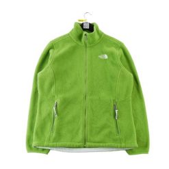 Second life - Kurtka polarowa damska The North Face zielona - Stan dobry. Zielone kurtki damskie The North Face, l, bez wzorów, z materiału, bez kaptura. Za 127.76 zł.