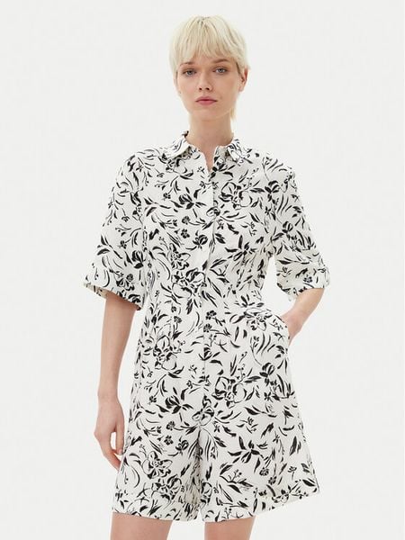 KARL LAGERFELD Kombinezon A2W13014 Kolorowy Regular Fit. Sukienki damskie KARL LAGERFELD, bez wzorów, ze lnu, bez kołnierzyka, bez ramiączek. Za 709.99 zł.