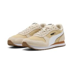 Sneakersy unisex ST MILER PUMA Pebble Path White Alpine Snow Black. Białe obuwie sportowe damskie Puma, bez wzorów, z zamszu, trekkingowe. Za 319.00 zł.