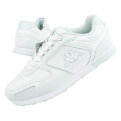 Buty Kappa Logo Voghera 5 3112H5W-A0N białe. Białe obuwie sportowe damskie bez wzorów, z gumy. Za 190.76 zł.