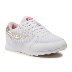 Buty Fila Orbit F Low Wmn W FFW0040-13069 białe. Białe obuwie sportowe damskie bez wzorów, z materiału. Za 309.79 zł.