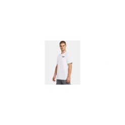 T-Shirt Męski Sportowy Under Armour Hw Armour Label. Białe koszulki sportowe męskie Under Armour, m, bez wzorów, bez kołnierzyka, bez ramiączek, do biegania. Za 169.99 zł.