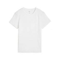 Damska koszulka HER PUMA White. Białe t-shirty damskie Puma, m, bez wzorów, eleganckie, bez kołnierzyka. Za 100.99 zł.