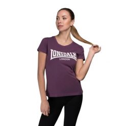 Koszulka damska Lonsdale Cartmel. Białe koszulki sportowe damskie Lonsdale, xl, bez wzorów, z bawełny, bez kołnierzyka, bez ramiączek. Za 120.00 zł.