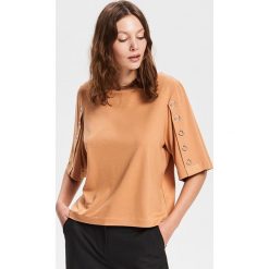 Bluzka z szerokimi rękawami - Czerwony. Bluzki damskie marki Reserved. Za 39.99 zł.