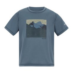 T-shirt Dziecięca Rower Alvarado. Niebieskie t-shirty dla chłopców Regatta, bez wzorów, bez ramiączek. Za 54.99 zł.