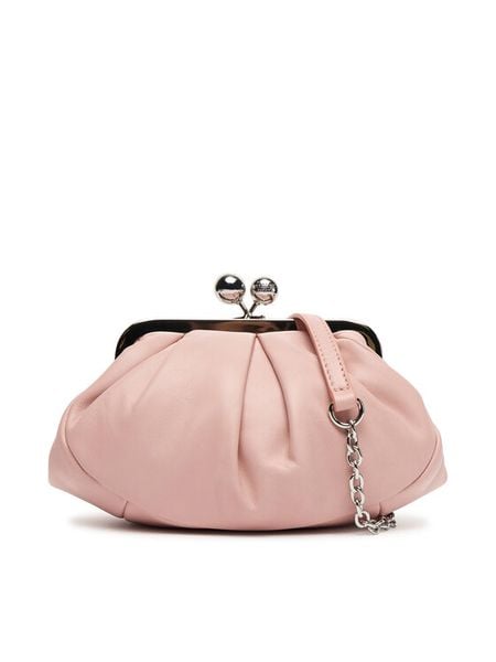 Weekend Max Mara Torebka Prati 2525516204600 Różowy. Czerwone torebki do ręki damskie Weekend Max Mara, bez wzorów, ze skóry, wizytowe, bez dodatków. Za 1,299.00 zł.