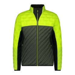 Kurtka puchowa CMP Unlimitech. Zielone kurtki męskie CMP, bez wzorów, z puchu, sportowe, bez kaptura. Za 640.35 zł.