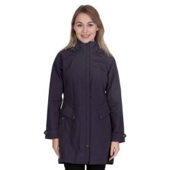 Kurtka Damska Rainy Day Wodoodporna. Niebieskie kurtki damskie Trespass, l, bez wzorów, z bawełny, z kapturem. Za 380.99 zł.