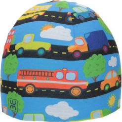Dwuwarstwowa czapka Micro Double kid brum. Niebieskie czapki dla dzieci LUM. Za 52.44 zł.