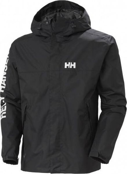 Kurtka męska Helly Hansen Ervik czarna r. S. Czarne kurtki męskie Helly Hansen, m, bez wzorów, bez kaptura. Za 579.99 zł.