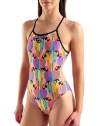 Strój Kąpielowy Damski Arena Tropical Delight Swimsuit. Czerwone kostiumy jednoczęściowe damskie Arena, s, bez wzorów, z materiału, eleganckie, do pływania. Za 260.99 zł.