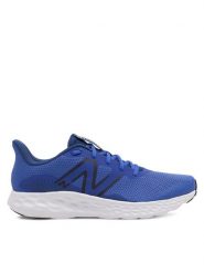 New Balance Buty na siłownię M411CR3 Niebieski. Niebieskie buty sportowe męskie New Balance, z materiału, bez zapięcia, na fitness i siłownię. Za 249.99 zł.