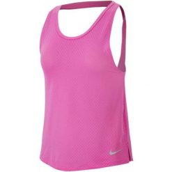 Damski T-shirt Nike Miler Breathe - Lekki i Oddychający. Obuwie sportowe damskie Nike, bez wzorów, sportowe, bez kołnierzyka. Za 60.46 zł.