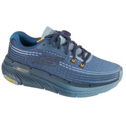 Buty do biegania męskie, Max Cushioning Premier 2.0. Niebieskie buty sportowe męskie Skechers, bez zapięcia, do biegania. Za 449.99 zł.