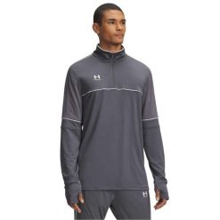 Koszulka polo z długim rękawem Under Armour Challenger. Szare bluzki z długim rękawem męskie Under Armour, m, bez wzorów, z dzianiny, bez ramiączek. Za 239.70 zł.