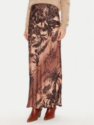 ViCOLO Spódnica maxi TS0563 Brązowy Regular Fit. Brązowe spódnice damskie ViCOLO, s, bez wzorów, z wiskozy, maxi. Za 279.99 zł.