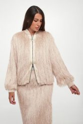 Kurtka damska z frędzlami PESERICO. Kurtki damskie Peserico, bez wzorów, bez kaptura. Za 3,479.00 zł.