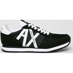 Armani Exchange - Buty. Niebieskie buty sportowe męskie Armani Exchange, z gumy, bez zapięcia, Adidas Advantage, climacool (adidas). Za 559.90 zł.