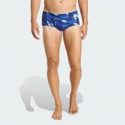 Kąpielówki Ripstream Team Graphic Swim Wide Trunks. Niebieskie kąpielówki męskie Adidas, l, bez wzorów. Za 149.00 zł.