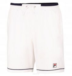 Spodenki tenisowe Fila Shorts Steve. Białe krótkie spodenki sportowe męskie Fila, m, bez wzorów, z materiału, na fitness i siłownię. Za 153.99 zł.