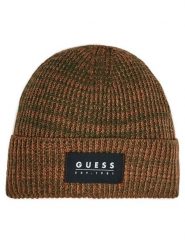 Guess Czapka AM5026 POL01 Zielony. Zielone rękawiczki męskie Guess, na zimę, z aplikacjami, z materiału. Za 169.99 zł.