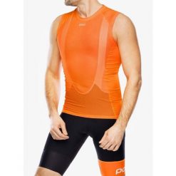 Koszulka szybkoschnąca męska POC Essential Layer Vest. Brązowe buty sportowe męskie POC, bez zapięcia, rowerowe. Za 172.99 zł.