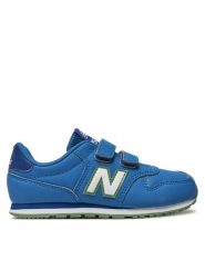 New Balance Sneakersy PV500FBI Niebieski. Niebieskie buty sportowe chłopięce New Balance, bez wzorów, ze skóry, bez zapięcia. Za 159.99 zł.