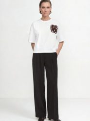 Rich & Royal Koszulka Kobiety Bawełna (100%) biały, XL. Białe t-shirty damskie Rich & Royal, xl, bez wzorów, z bawełny, bez kołnierzyka. Za 379.95 zł.