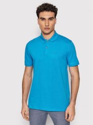 Boss Polo Pallas 50468301 Niebieski Regular Fit. Niebieskie koszulki polo męskie Boss, m, bez wzorów, z bawełny, bez ramiączek. Za 239.99 zł.