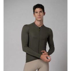 Maillot d'été Color Block Pragma. Zielone bluzy męskie ALÉ CYCLING, bez zapięcia, rowerowe. Za 441.35 zł.