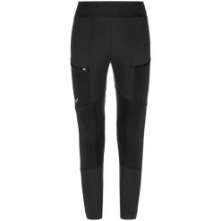Spodnie turystyczne damskie Salewa Puez DRY Resp W Cargo Tights. Czarne spodnie sportowe damskie Salewa, s, bez wzorów, trekkingowe. W wyprzedaży za 553.85 zł.