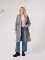 Żakardowy sweter chunky z geometrycznym wzorem - różowy. Czerwone swetry damskie Sinsay, l, bez wzorów, z żakardem, bez kołnierzyka, bez ramiączek, bez kaptura. Za 59.99 zł.