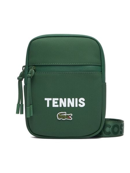 Lacoste Saszetka NH5289TX Zielony. Zielone saszetki męskie Lacoste, ze skóry. Za 455.99 zł.