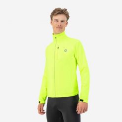 Bluza Rogelli Core. Żółte bluzy męskie Rogelli, m, bez wzorów, z poliesteru, bez kaptura, do biegania. Za 227.00 zł.
