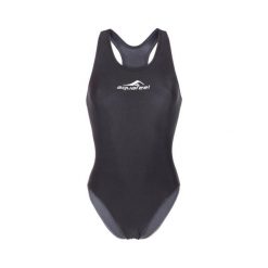 Strój kąpielowy damski Aquafeel Aquafeelback. Czarne kostiumy jednoczęściowe damskie Aquafeel, xs, bez wzorów, sportowe, do pływania. Za 169.99 zł.