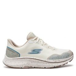Buty na siłownię Skechers. Białe obuwie sportowe damskie Skechers, bez wzorów, na fitness i siłownię. Za 239.99 zł.