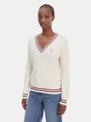 Liu Jo Sport Sweter TA6068 MS49I Biały Regular Fit. Białe swetry damskie Liu Jo Sport, xl, bez wzorów, z wiskozy, sportowe, bez kołnierzyka, bez ramiączek, bez kaptura. Za 429.99 zł.