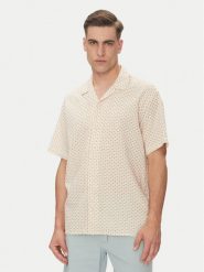 Jack & Jones Koszula Luke 12277185 Beżowy Relaxed Fit. Brązowe koszule męskie Jack & Jones, m, bez wzorów, z bawełny, bez kołnierzyka, bez ramiączek. Za 109.99 zł.