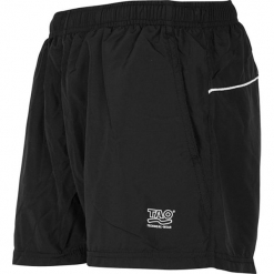 Szorty funkcyjne w kolorze czarnym. Czarne szorty męskie TAO Sportswear, z materiału. W wyprzedaży za 112.95 zł.