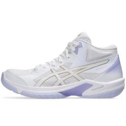 Buty Sportowe Asics Beyond Ff Mt Damskie. Białe obuwie sportowe damskie Asics, bez wzorów, z gumy, do piłki ręcznej. Za 623.30 zł.