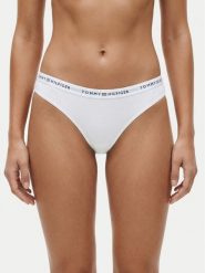 Tommy Hilfiger Figi klasyczne UW0UW05876 Biały. Białe figi damskie Tommy Hilfiger, xl, bez wzorów, z bawełny. Za 69.99 zł.