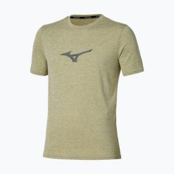 Koszulka do biegania męska Mizuno Core Runbird Tee. Zielone koszulki sportowe męskie Mizuno, l, bez wzorów, z materiału, bez kołnierzyka, bez ramiączek, do biegania. Za 149.99 zł.