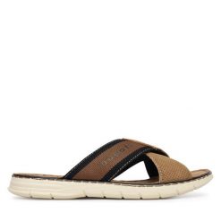 Klapki Bugatti. Brązowe klapki męskie Bugatti. Za 169.99 zł.