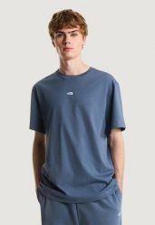 The North Face T-shirt męski L - niebieski, bawełna. Szare t-shirty męskie The North Face, l, bez wzorów, z bawełny, klasyczne, bez kołnierzyka. Za 209.99 zł.