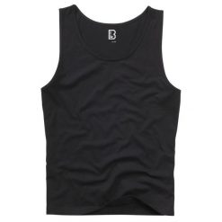 Tank top Brandit. Czarne t-shirty męskie Brandit, na lato, s, bez wzorów, z bawełny, eleganckie, bez kołnierzyka. Za 79.00 zł.